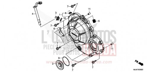 RIGHT CRANKCASE COVER CB500FAH de 2017
